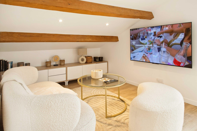 Living area, Bright Apartment - AC- 2P - Center of St Tropez, Var