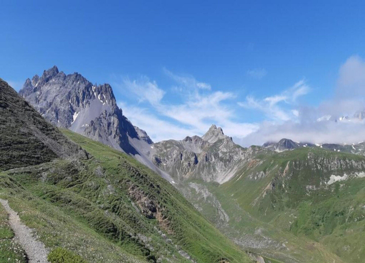View from property 2, Apartment in Modane with Ski Slope Access, Savoie
