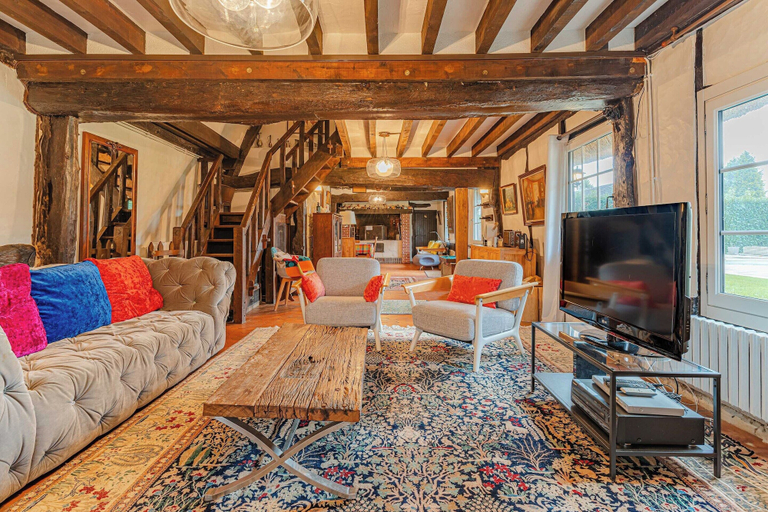 Living area 4, Pleasant Country House - 4bd/8p - Normandy, Eure