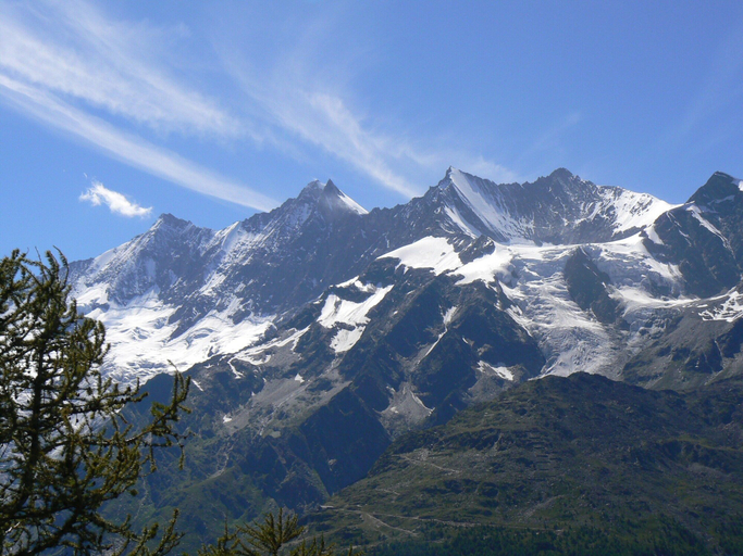 View from property 3, Mountain Stay With Balcony, Visp