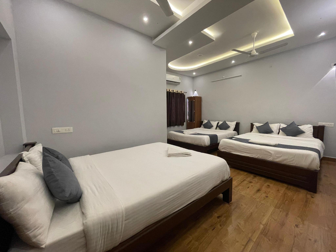 Bedroom 2, Lax Residency, White Town, Puducherry