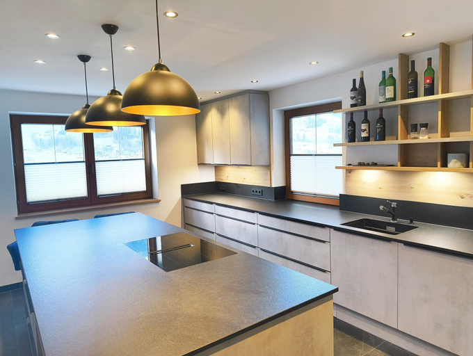 Private kitchen 2, Exclusive Apartment With Garden and Whirlpool, Schwaz
