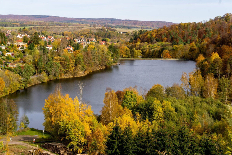 View from property 3, Holiday Apartment With Lake View, Harz