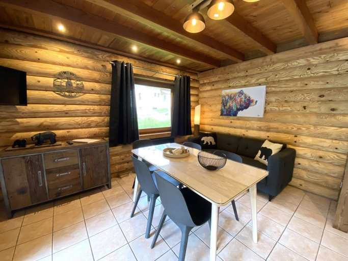Living room 4, L'ours Noir Chalet en Rondins, Vosges