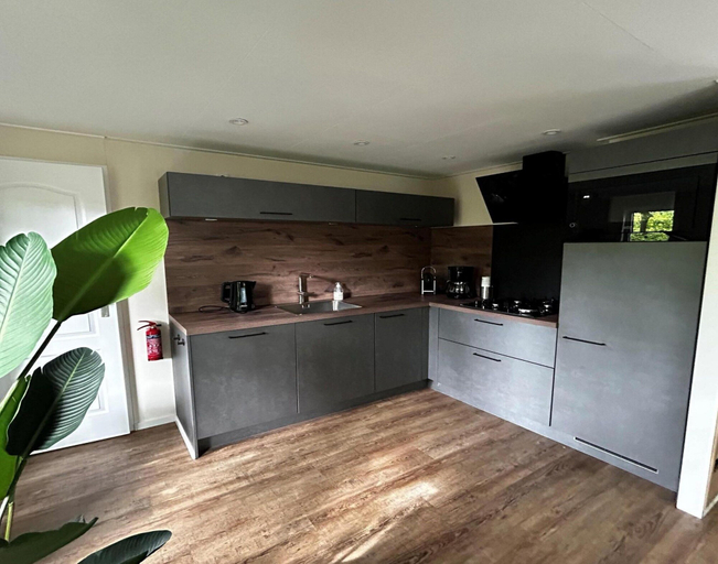 Private kitchen 5, Chalet in Overberg Near Nature Retreat, Amerongen