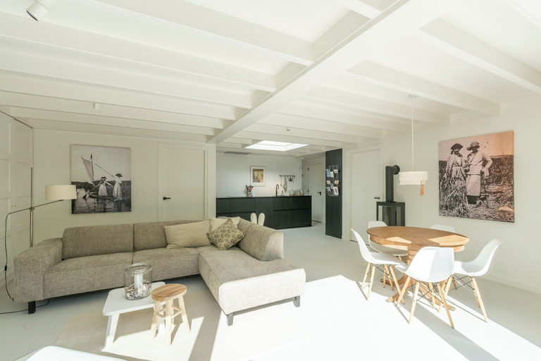 Living room 5, Bungalow in Netherlands Near Sandy Beach, Zijpe