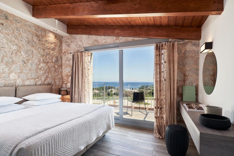 Bedroom, Anar Villas Rhodes, South Aegean