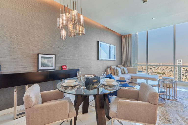 Dining room 3, bnbme | Damac Resi, Riyadh