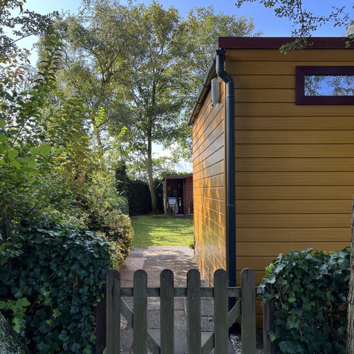 Garden 3, Modern chalet in Campanula Park with garden, Zijpe