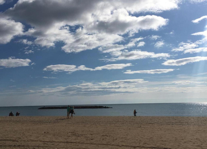 View from property 4, Spacious Stay by Serignan Sea, Hérault