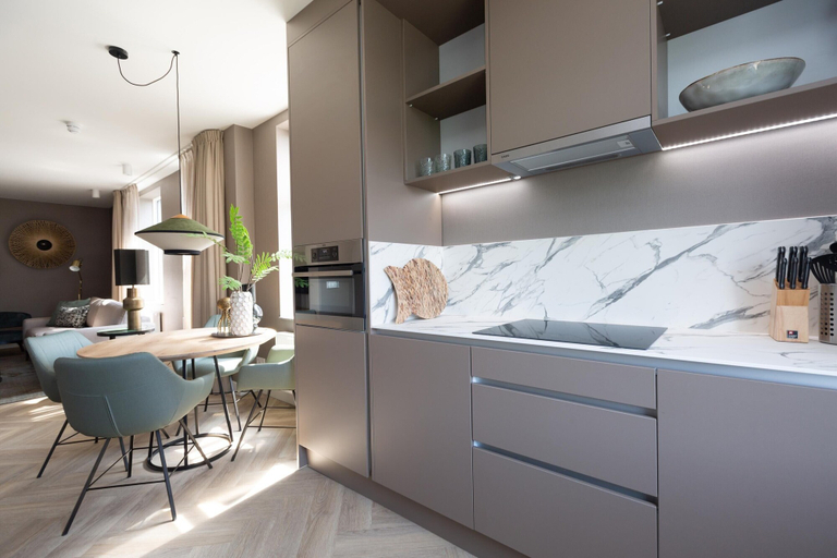 Private kitchen 5, 2-bedroom apartment in Haugue, The Hague