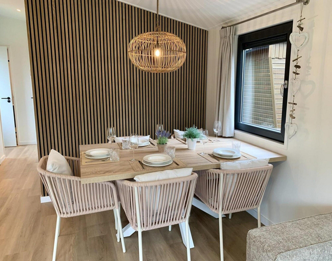 Private kitchen 5, Pleasant Chalet With Veranda, Zijpe
