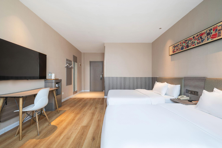 Bedroom 2, Hanting Hotel Qingdao Development Zone Shanke, Qingdao