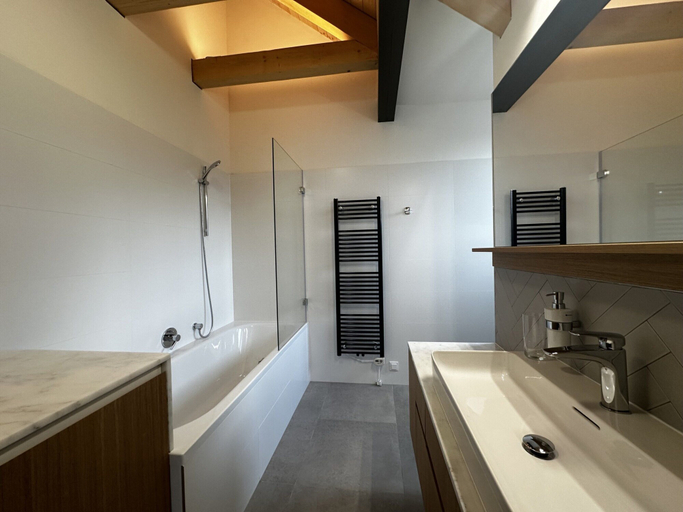 Bathroom, Apartment in Cerny Dul With Terrace, Trutnov