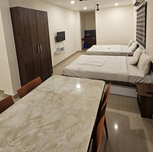 Bedroom 1, Heres Haut Residency, Ernakulam