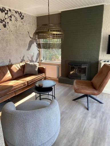 Living room 2, Family Bungalow on Quiet Resort, Zijpe