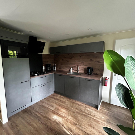 Private kitchen 3, Chalet in Overberg Near Nature Retreat, Amerongen