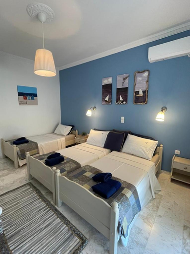 Bedroom 2, ILEKTRA Apartments Blue & Red, Epirus