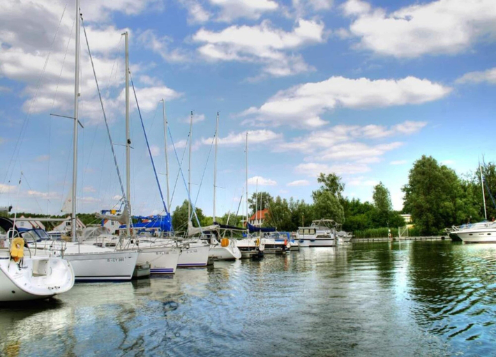 View from property 3, Ferienhaus im Ferienpark Mueritz, Mecklenburgische Seenplatte