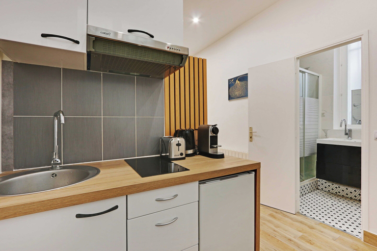 Private kitchen 3, Cosy Studio for 2P - Republique/marais, Paris