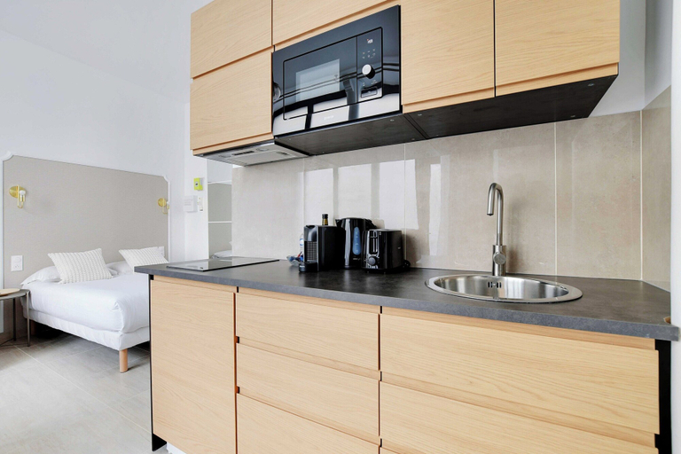 Private kitchen, Studio Moderne - AC- 4P- Champ-de-mars, Paris