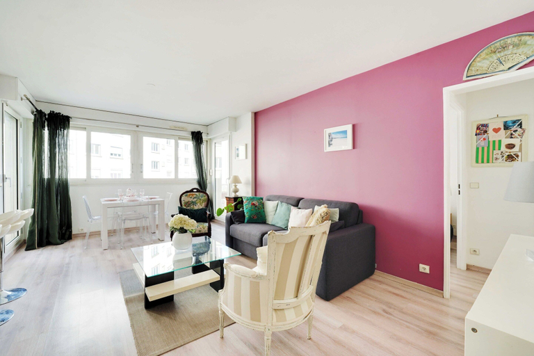 Living area 4, Charming Apartment -1br-2p- Boulogne-billancourt, Hauts-de-Seine