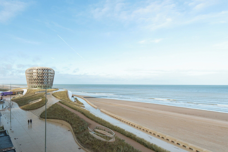 View from property 4, Apartment in Middelkerke Near Beach & Casino, West-Vlaanderen
