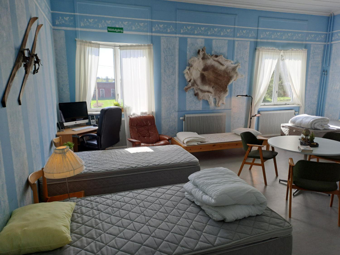 Bedroom 3, Skolan - Boende Vindelalven, Sorsele