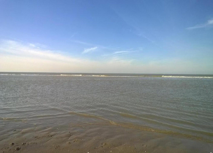 View from property 2, Seaview Apartment in De Haan for two, West-Vlaanderen
