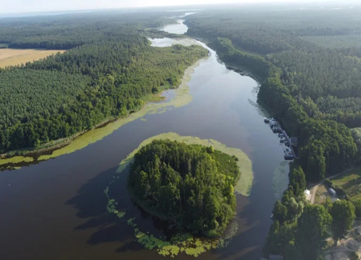 View from property 5, Ferienhaus mit Sauna im Ferienpark Mirow, Mecklenburgische Seenplatte