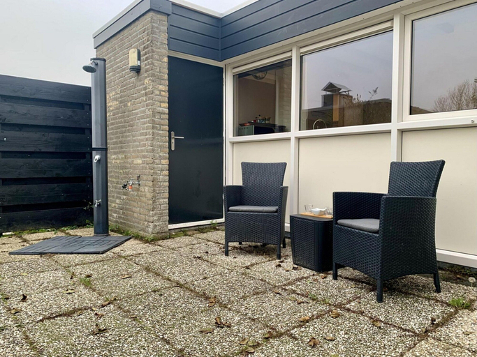 Balcony, Modern Bungalow Near Beach, Forest, Zijpe