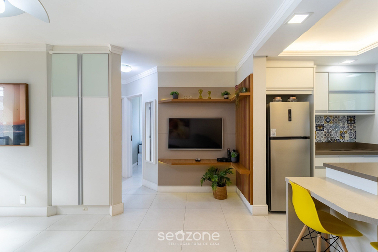 Private kitchen, Apartment 400m From Jurere Beach Cds0401, Florianopolis
