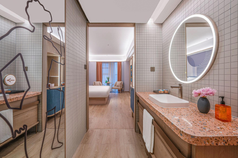 Bathroom 3, Orange Hotel Qingdao Wusi Square 3rd Yan'an Road, Qingdao