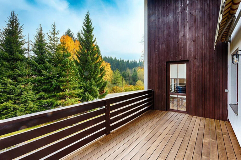 Terrace/patio 3, Apartment in Harrachov With Barbecue, Semily