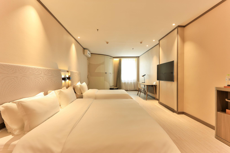 Bedroom 2, Hanting Hotel Qingdao Chongqing Nan Road Xinduxin, Qingdao