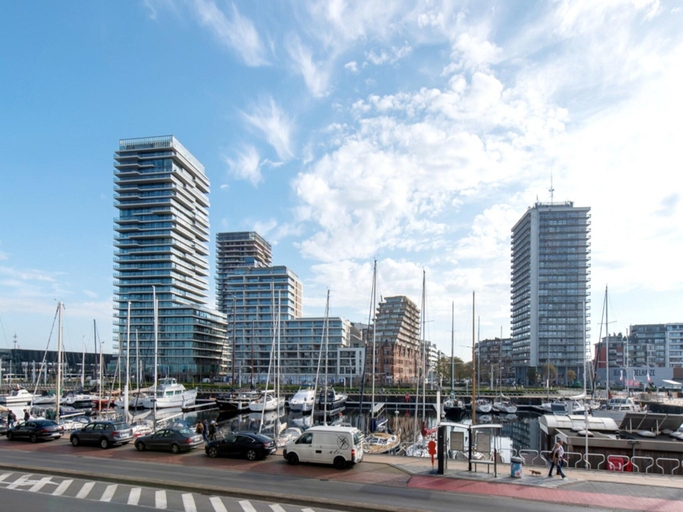 View from property 2, Apartment With a View of the Marina, West-Vlaanderen