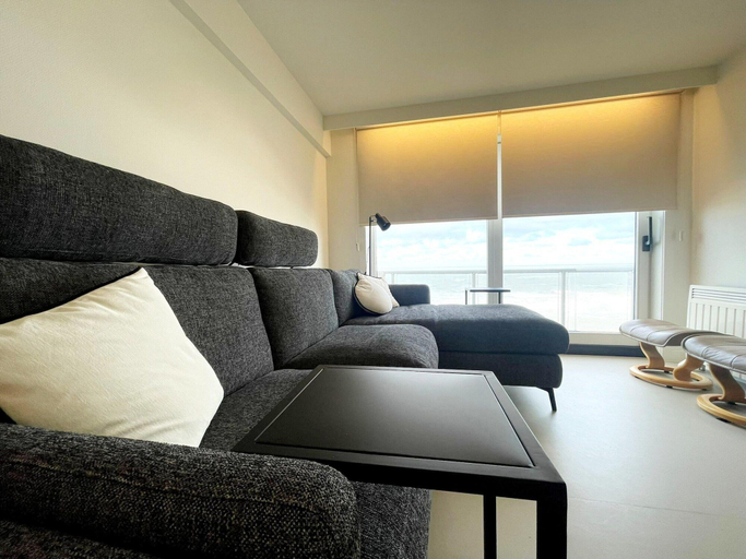 Living room 2, Apartment by Belgian Coast With Sea View, West-Vlaanderen