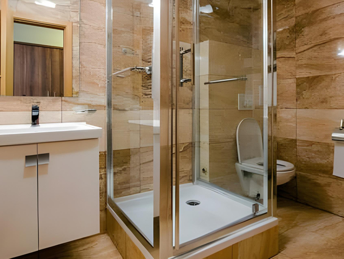 Bathroom 5, Hotel Glamour, Michalovce