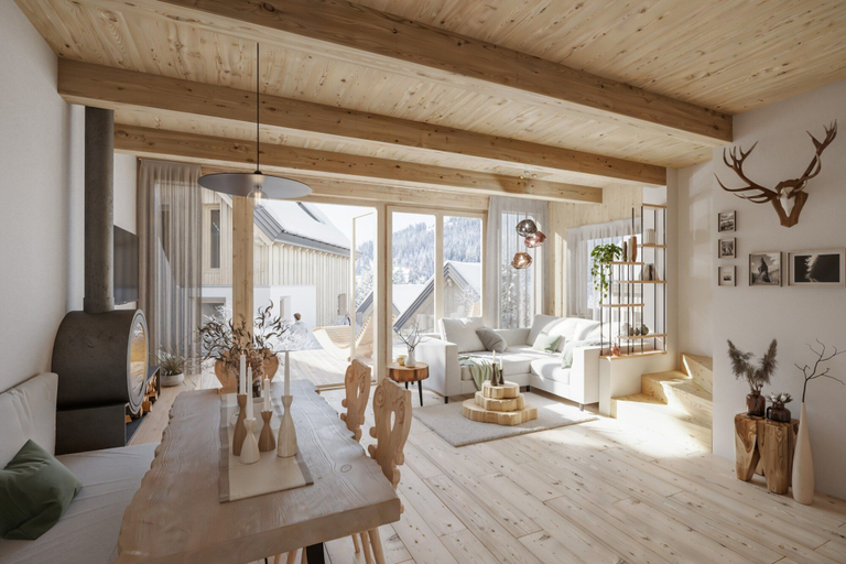 Living area 3, Spacious Chalet in Lachtal With Sauna, Murau