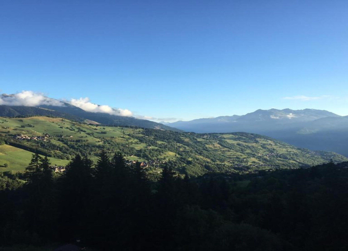View from property 3, Studio in Doucy at the Foot of Ski Slopes, Savoie