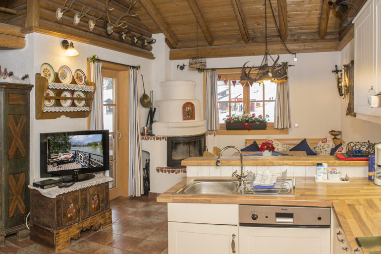 Interior, Cabin in Seefeld Near Ski Slopes & Mountains, Innsbruck Land