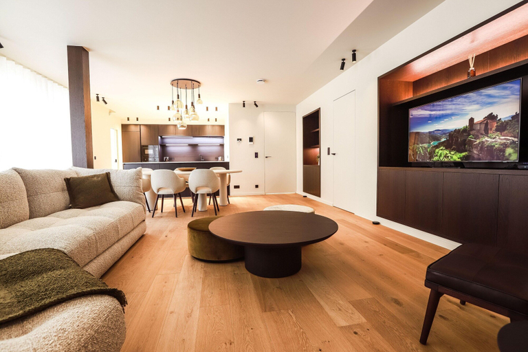 Living room 2, Apartment Near Durbuy Old Town & Golf, Luxembourg