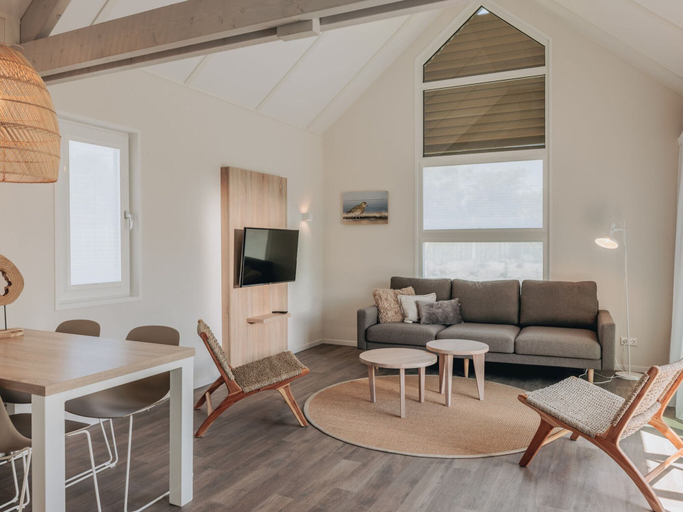 Living room 3, Lodge in Zeeland near Nieuwvliet Beach, Sluis