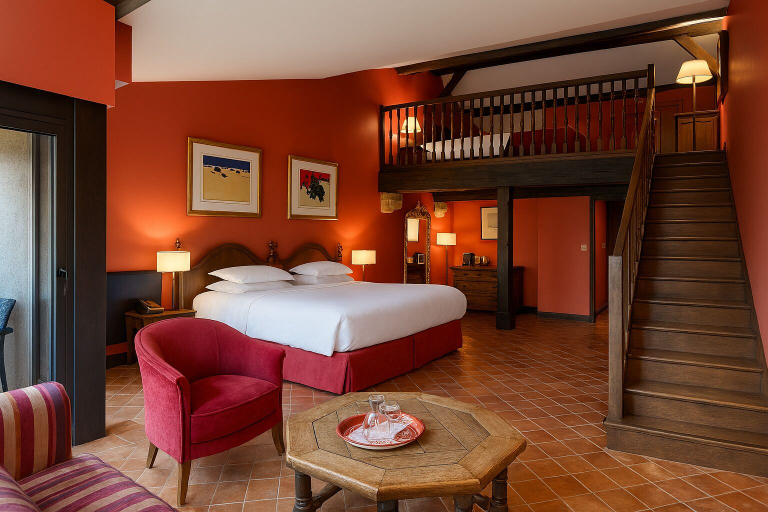 Room 2, Hôtel Georges Blanc Parc & Spa - Relais & Châteaux, Ain