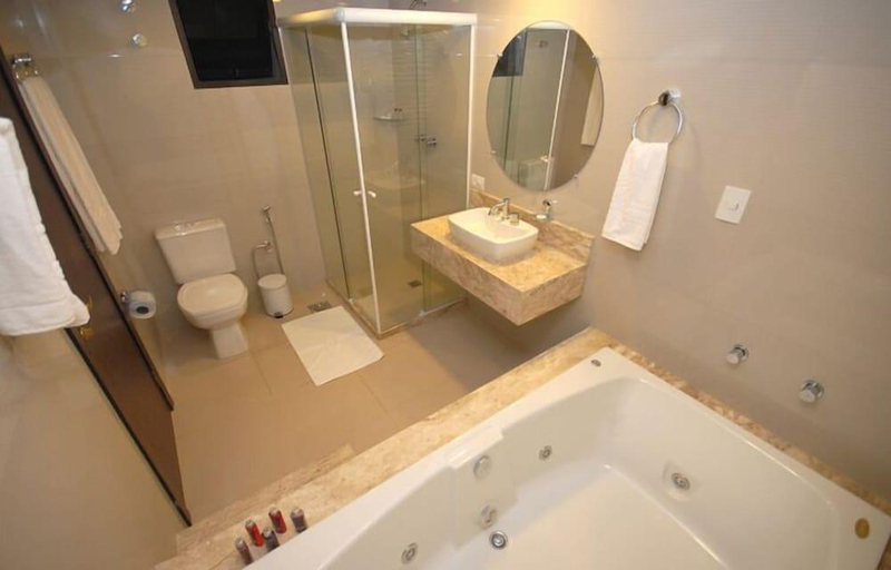 Bathroom 3, Gran Continental Hotel Taubate, Taubaté