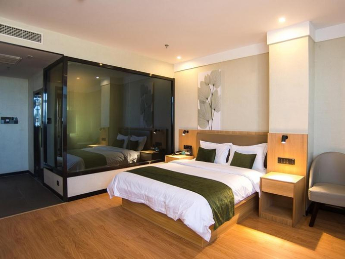 Bedroom 2, GreenTree Inn Dezhou Xiajin County Debai Trade Market, Dezhou