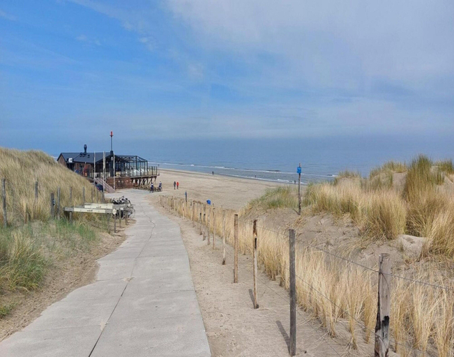 View from property 3, Cosy Holiday Home Near Beach, Zijpe