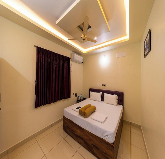 Bedroom 3, Pondy Stay 10 mins from Eden Beach, Puducherry