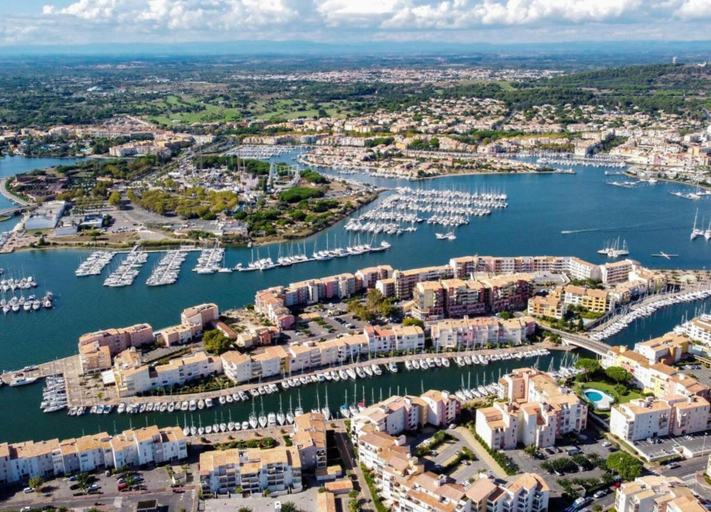 View from property 5, Stylish 2-bedroom Retreat in Agde, Hérault