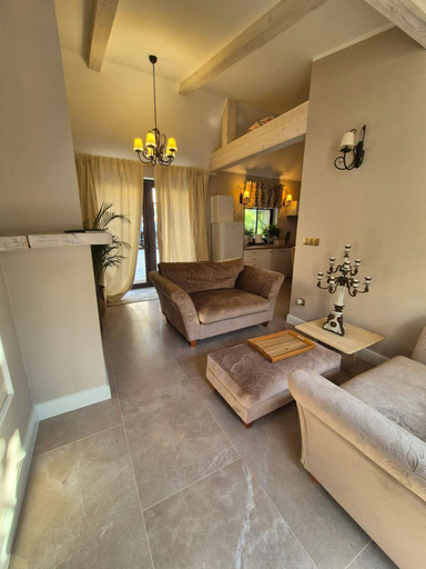 Living room 4, Comfortable Holiday Home With Sauna and Whirlpool, Kamień
